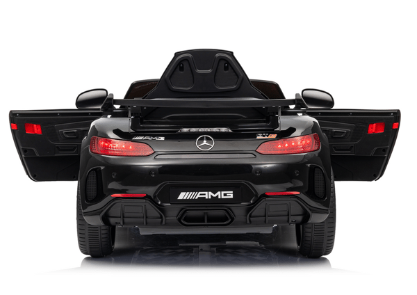 Mercedes GTR sort batteridrevet bil