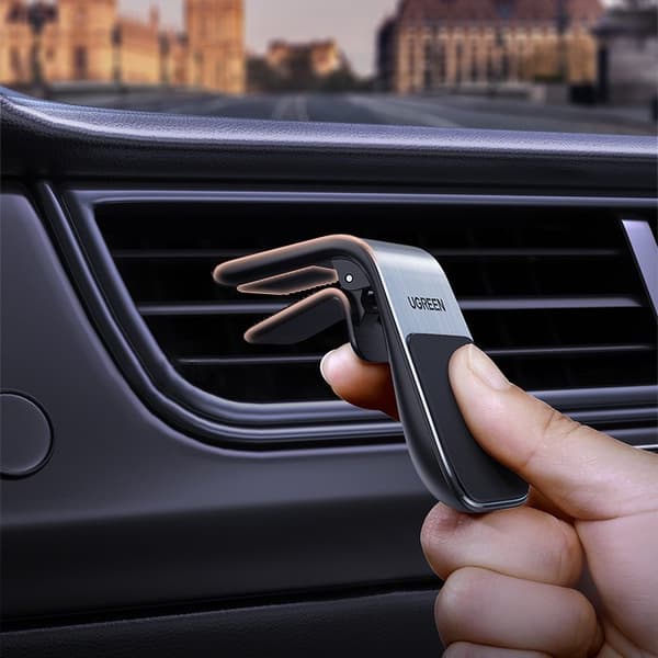 Magnetisk bilhållare för luftventil, silver