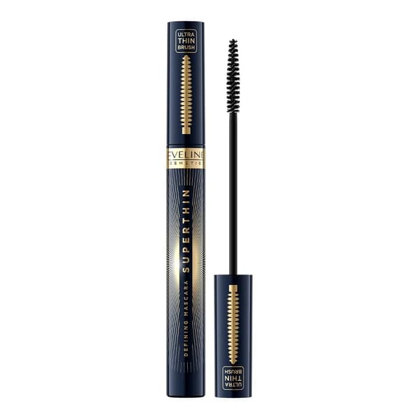 Eveline Defining Mascara Superthin Mascara med præcisionsbørste - SORT 6ml