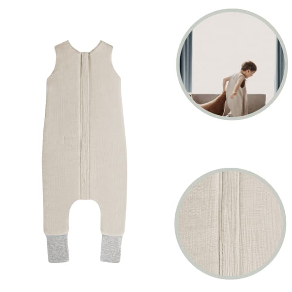 Muslinfotsovsäck M (3-5 år) Beige