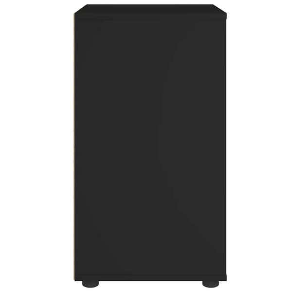 vidaXL kommode "VISNES" sort 60x40x73 cm limet træ