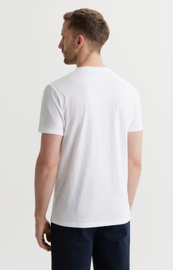 Ensfarvet t-shirt S