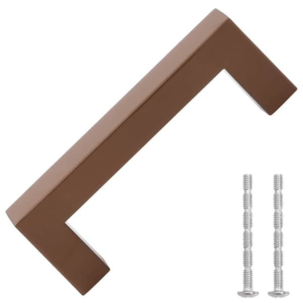 vidaXL skabsgreb 10 stk. bronze 96 mm rustfrit stål