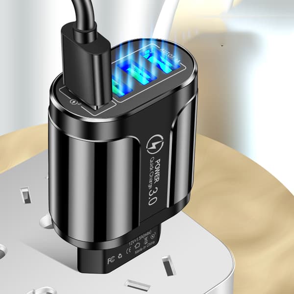 Virtasovitin 230V - USB Heckermann HC385