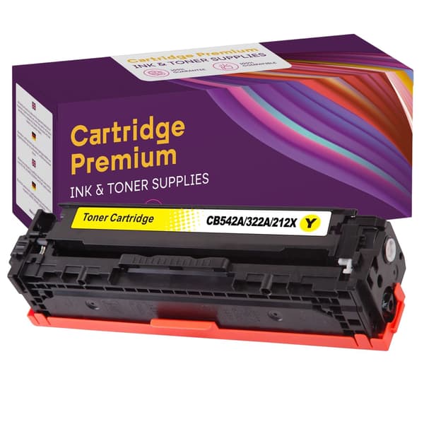 Toner til HP CB542A/CE322A/CF212X Gul GP