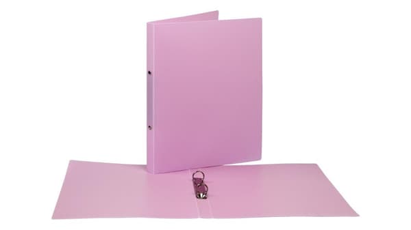 A4 PP-kansio 2cm 2R pastellinpunainen