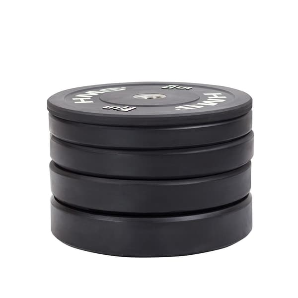 Olympisk støddæmperplade 20 kg sort BBR20 HMS