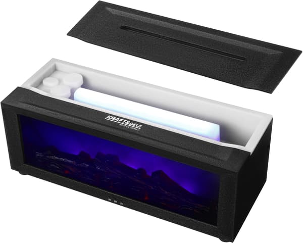 Luftfuktare med jonisator och LED-kamineffekt KD4355