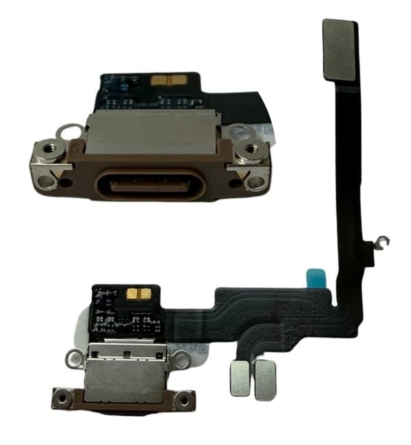 ORG USB-opladerstik original afmontering iPhone 16 Pro (Desert Titanium)