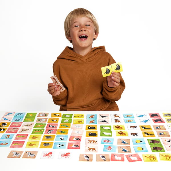 Världens djur 3+. Memory-spel. CzuCzu
