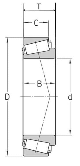 30204 HRB konisk rulleleje 20x47x15.25