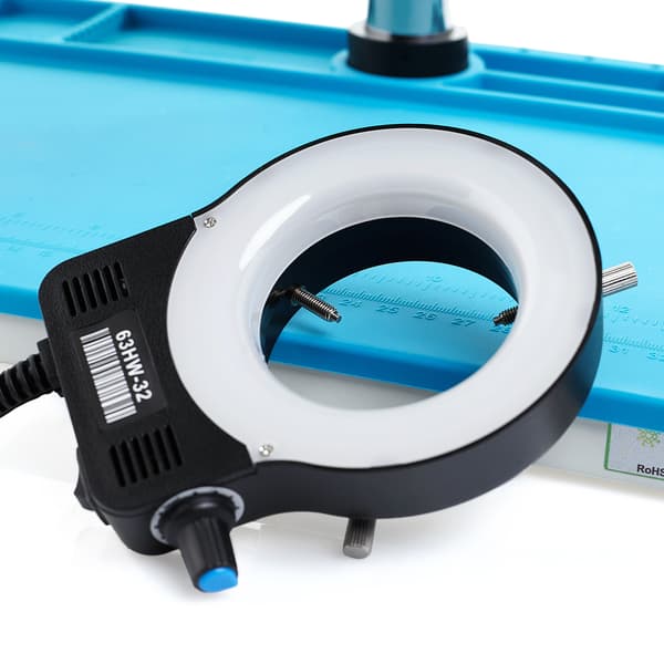 Techrebal 48x LED justerbar illuminator/belysning til mikroskop