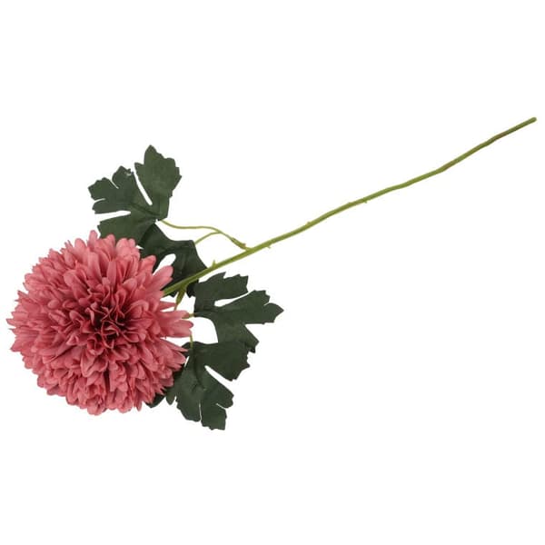 HVIDLØGSBOLLE KUNSTIG BLOMST ROSA