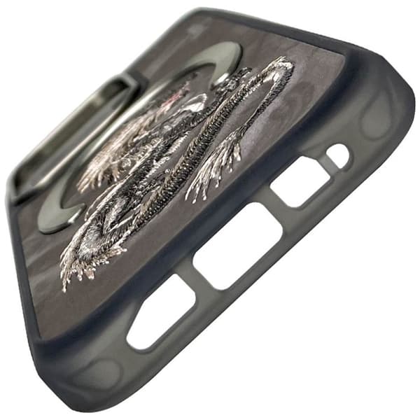 Nimmy Dragon MagSafe-etui til iPhone 16 Pro, grå