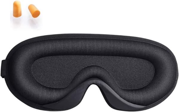 3D musta nukkuva silmänaamio