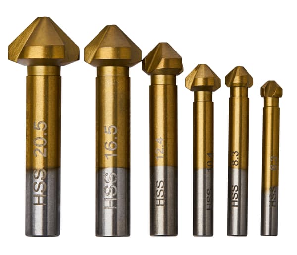 Set med koniska träskärare 6 st KD983