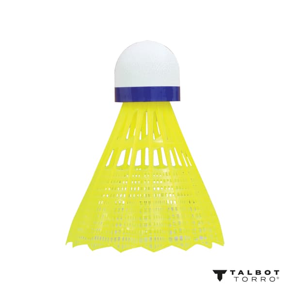 TALBOT TORRO Tech 350 Medium Badminton Badmintonbollar 6 st - Gul