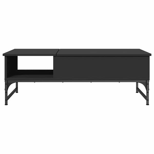 vidaXL sofabord, sort, 100x50x35 cm, træbaseret materiale