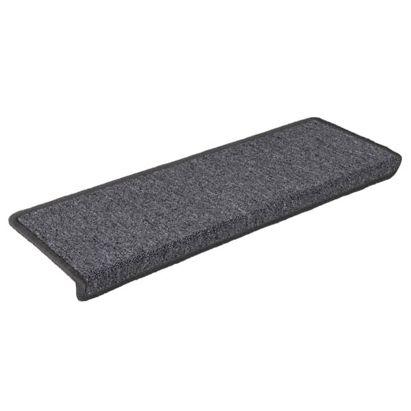 vidaXL trappetrin, 15 stk., 65x25 cm, grå og sort