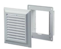 Ventilationsåbninger Ventilationsgitter med net og rektangulær flange EL 250A