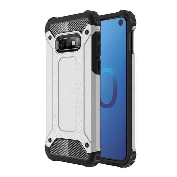 TECH ARMOR cover til Samsung Galaxy S10E - Sølv