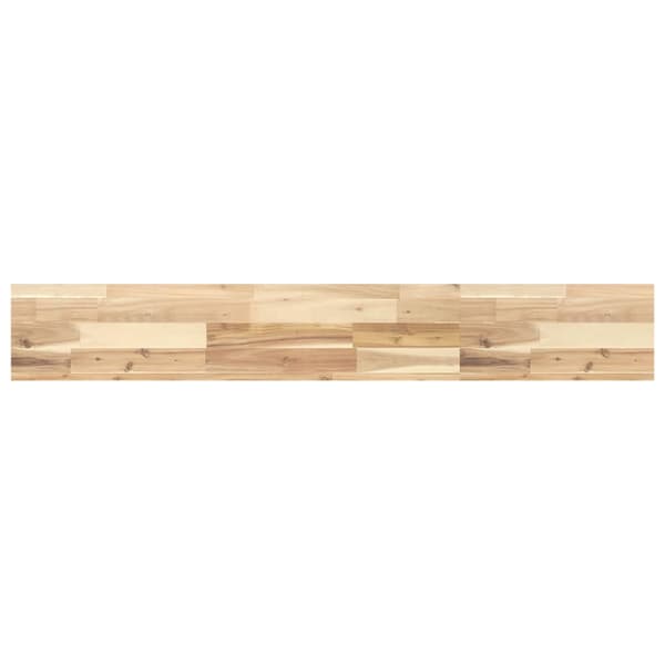 vidaXL bordplade 120x20x4 cm rektangulær massiv akacietræ