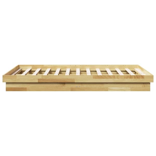vidaXL sengestel uden madras 120x200 cm massivt egetræ