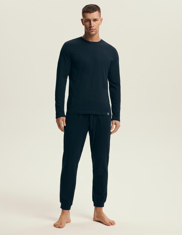 Mike Henderson herrpyjamas | Marinblå XXL