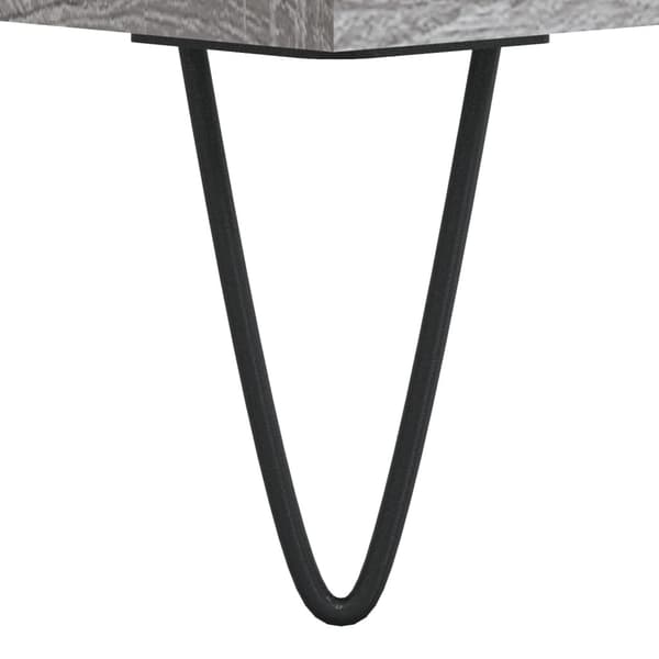 vidaXL kommode, grå Sonoma-eg, 60x35x70 cm, træbaseret materiale