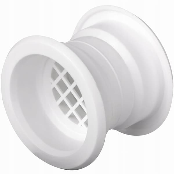 Dørventilationsmuffe til 40-45 mm huller, hvid, sæt med 4