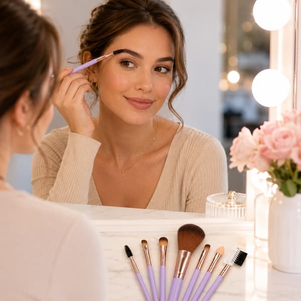 SÆT MED PROFESSIONELLE MAKEUPPENSLER