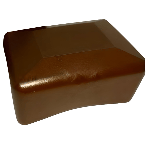 Utvändig lock för profil, lock, tak, 80x40, 10 st, brun