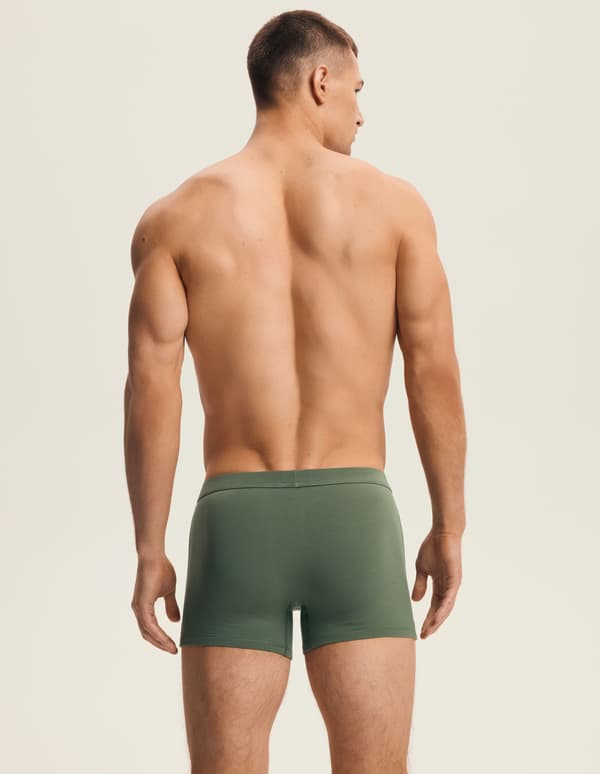 Main Henderson 3-pack boxershorts | marinblå, grön, beige M