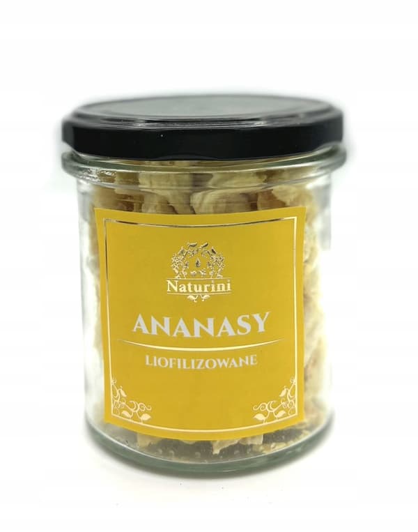 Frysetørrede ananas sund snack 50g PREMIUM TIL GAVE