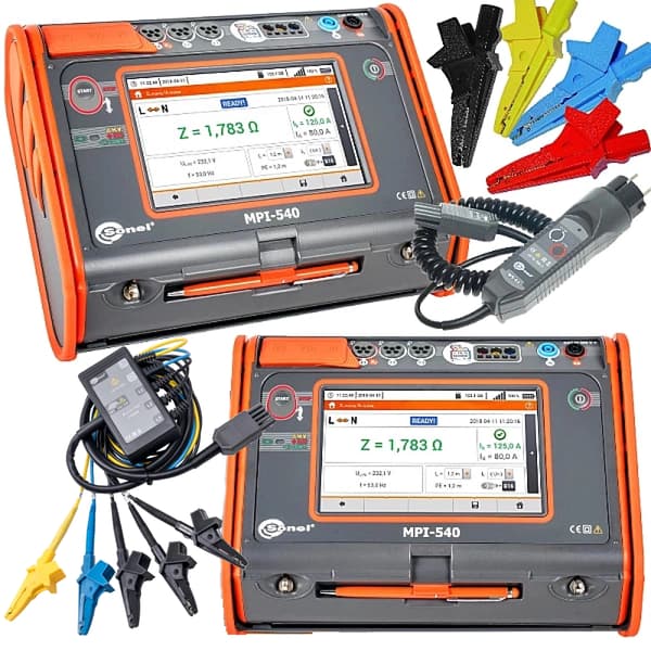 MPI-540 Elektrisk installationsparametermåler + Kabeladapter