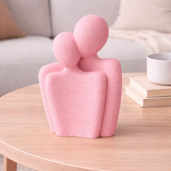 Lyserød parfigur foldbar dekoration minimalistisk kærlighed