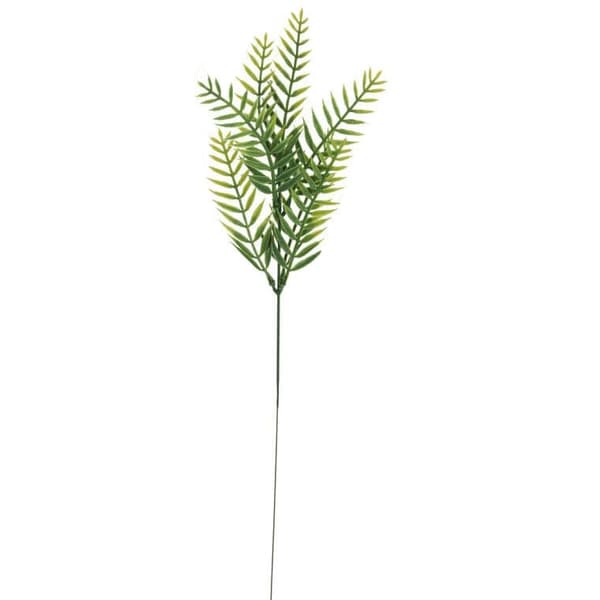 Dekorativ grön ormbunke 60 cm - Imitation av levande växt