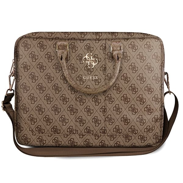 Guess-väska GUCB15G4GFBR 16" brun 4G stor logotyp