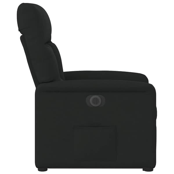 vidaXL elektrisk liftmassagestol lænestol sort