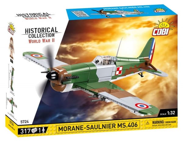 WWII Morane-Saulnier MS.406.Historisk Samling 317 cl.
