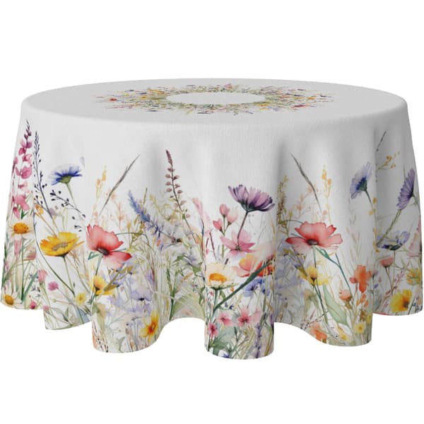Rund dug med print 0381