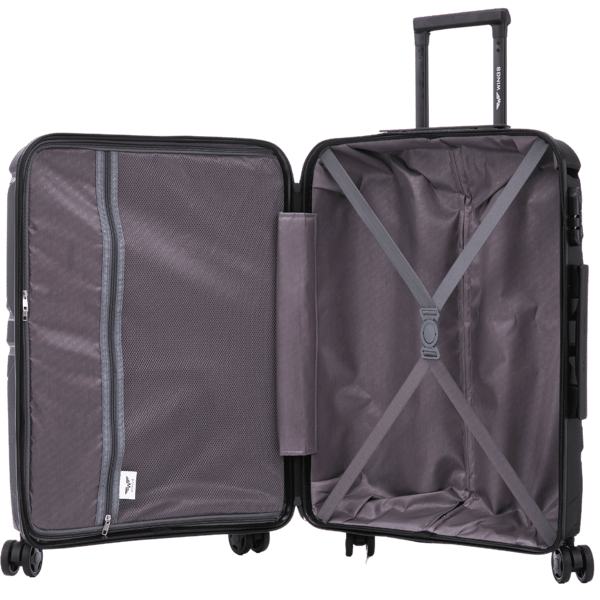 Stor kuffert Wings PHOENIX 2.0 polypropylen 28" SORT