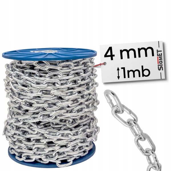 D1 kedja kortlänk 4mm 1MB
