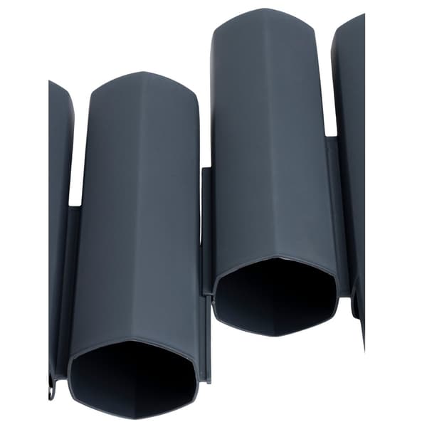 Garden Frame havepalisade 2,2 m antracit sæt med 8