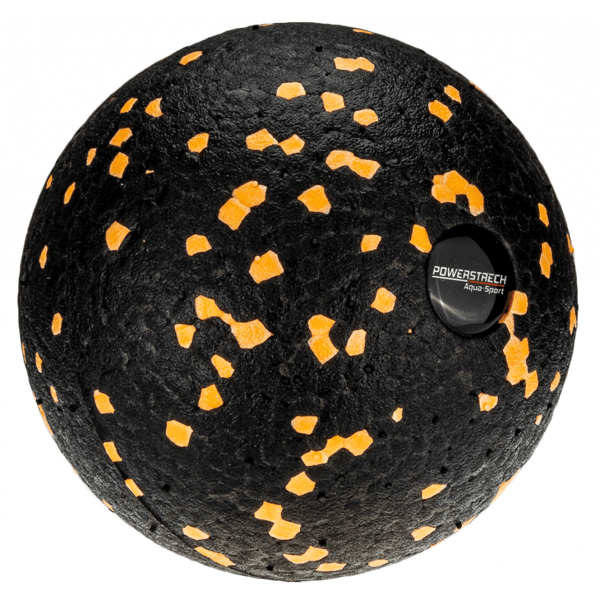 Aqua-Sport Powerstretch EPP massagerulle, 8 cm, sort-orange