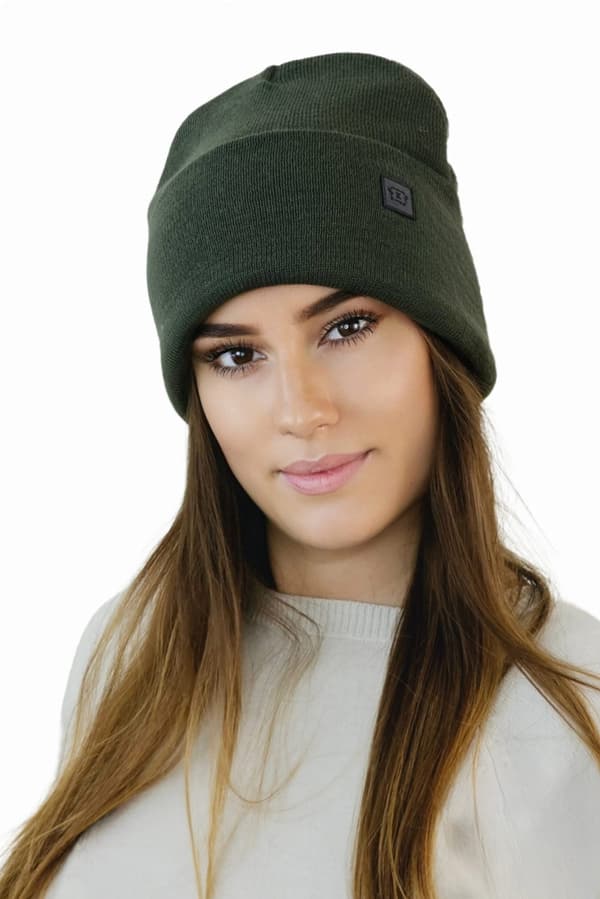 SALLY beaniehue vinter universalhue farve khaki
