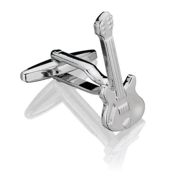 X2 Silver Gitarr Manschettknappar