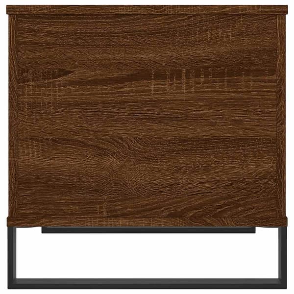 vidaXL sofabord brunt egetræ 60x44,5x45 cm