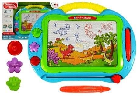 Turkos stämplat suddgummi