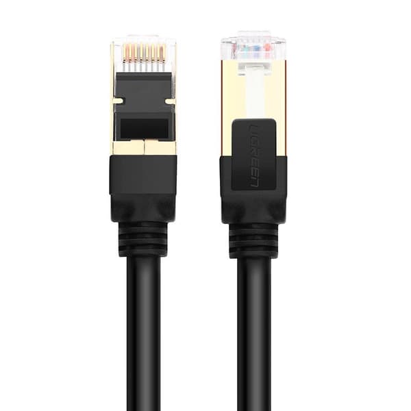 LAN-patchkabel RJ45 Cat 7 STP 10Gbps 2m svart